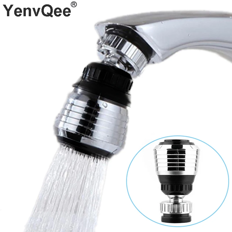 Kitchen 360 Rotate Swivel Faucet Nozzle Torneira Desk Water Filter Adapter Tap Water Filter