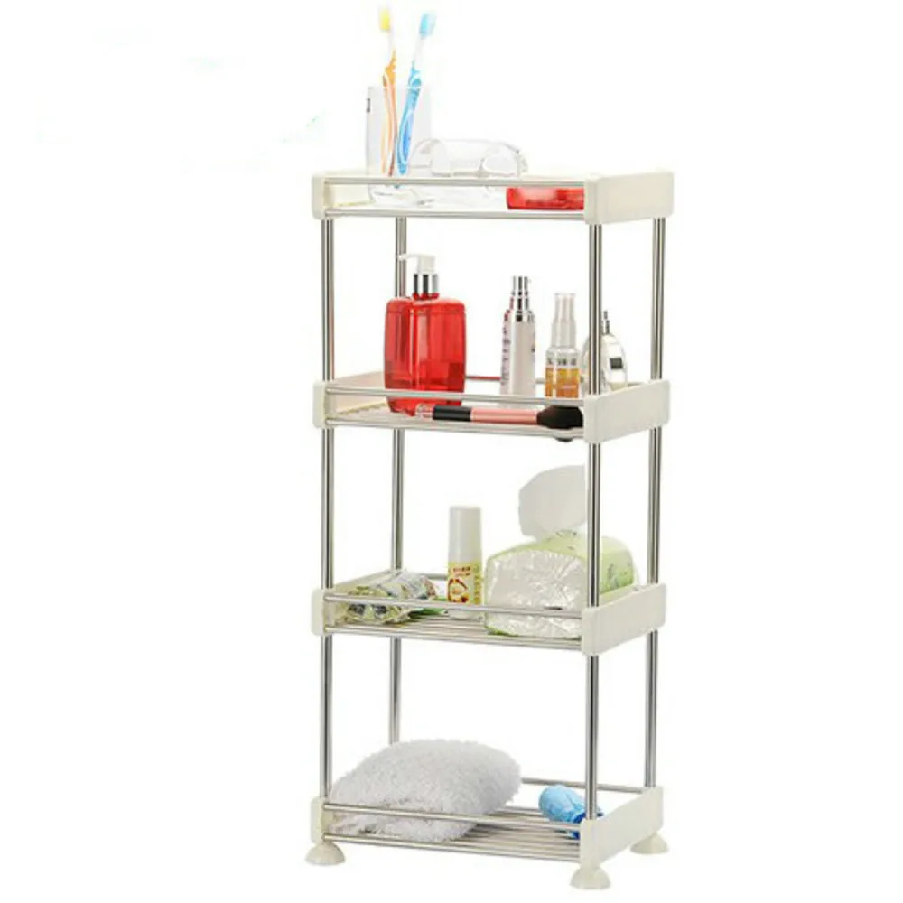 

Kitchen Refrigerator Side Storage Rack Multi-layer Stainless Steel Home Removable Storage Rack Storage Shelf Bathroom XI2271459