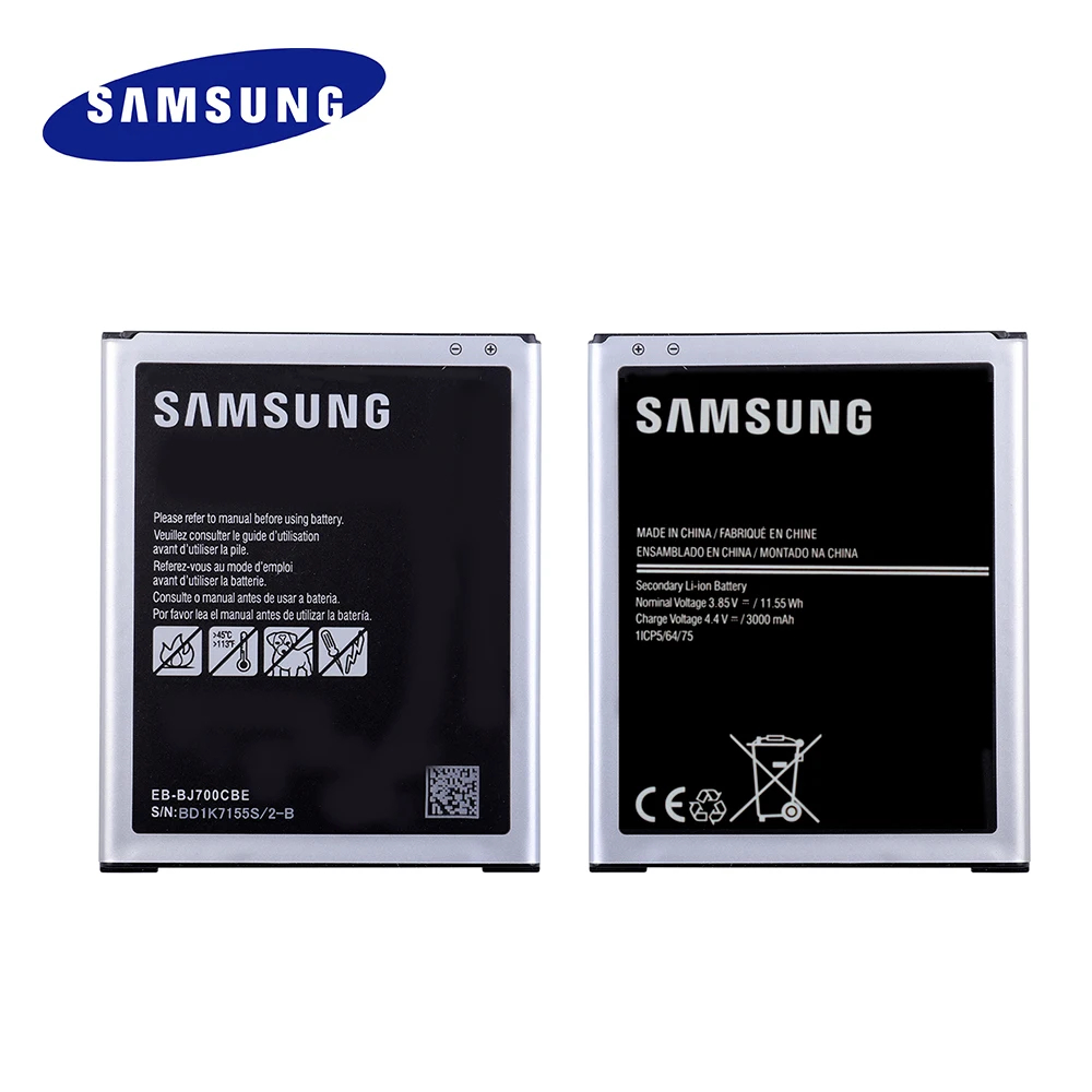 Аккумулятор EB-BJ700BBE EB-BJ700BBU для samsung Galaxy J7 NFC SM-J700 Duos телефонная батарея Akku 3000 мАч+ номер отслеживания