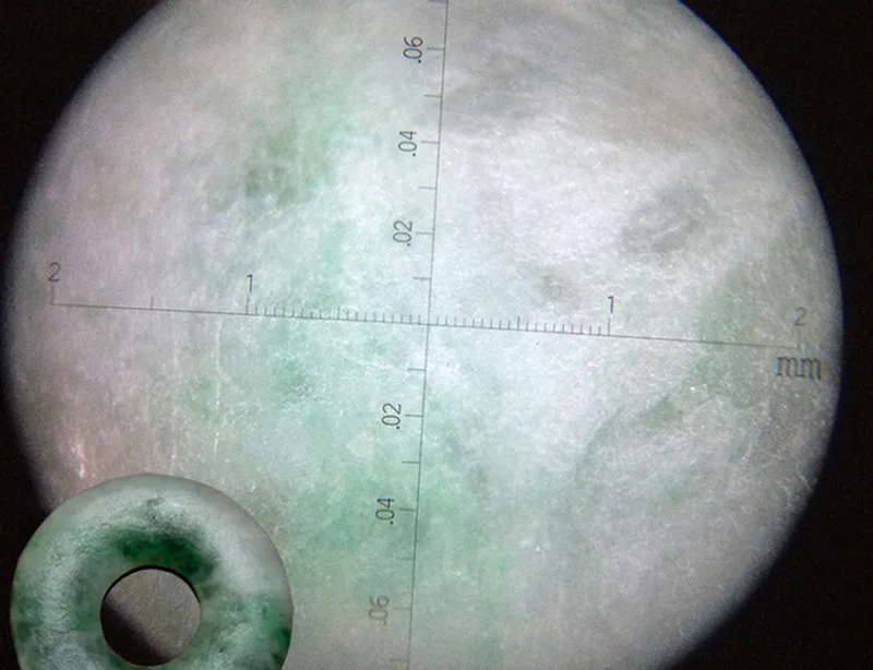50X светодиодный освещенный увеличитель Карманный микроскоп Лупа изумруд идентификация нефрита с лампами измерительная шкала Graticule 0,05 мм