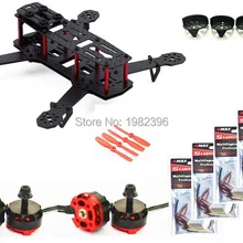 ZMR250 250 мм FPV QAV250 Mini Quadcopte+ RS2205 2300kv мотор+ 5045+ simonk/BLHeli 12A ESC para Quad