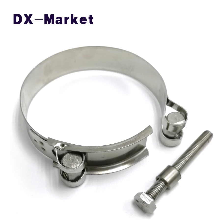 Buy 80mm 148mm, 304 stainless steel heavy duty clamps