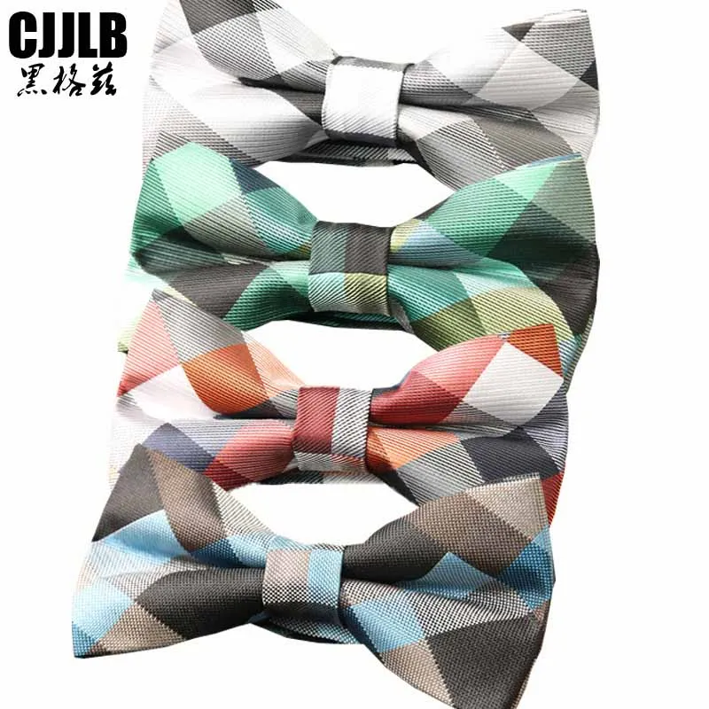2 шт., модный галстук-бабочка в клетку для мужчин, галстук-бабочка, свадебное платье паджаритас, смокинг, вечерние, цветные, обтягивающие Галстуки