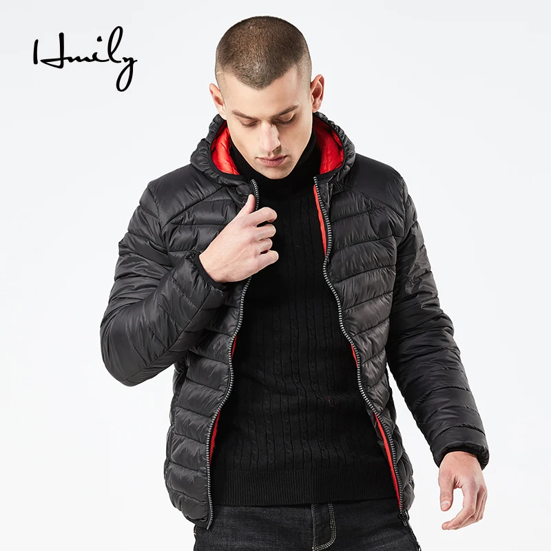 

HMILY Winter Jacket Brand New Men's Coat Fashion Male clothes Parkas High Quality Five Color Big Size clothes