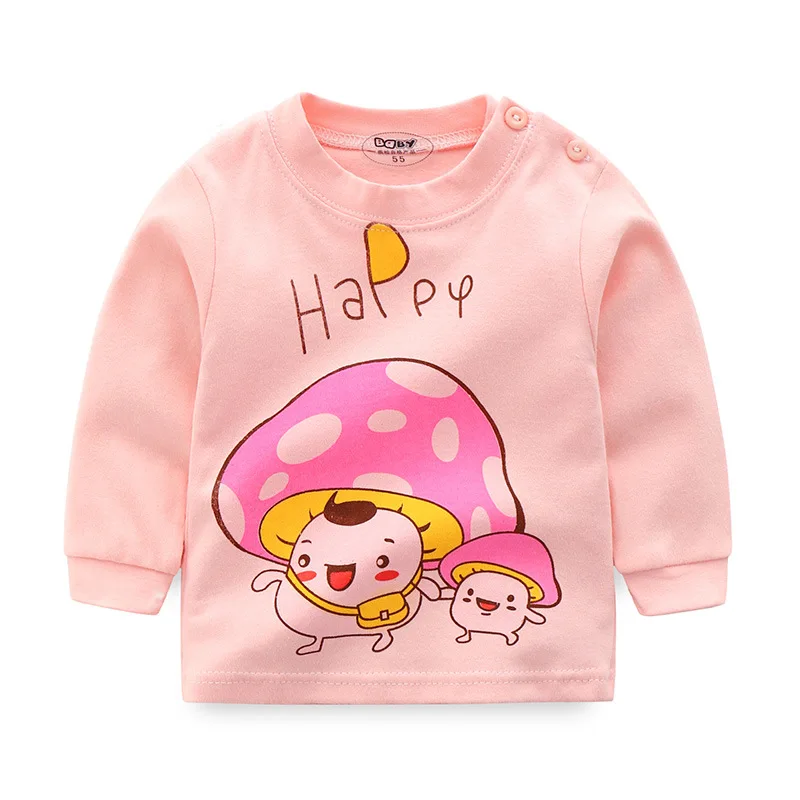 

2018 new baby clothes autumn trolls girl and boy t shirt cartoon tops quality 100% cotton kids long sleeve t-shirt bobo choses