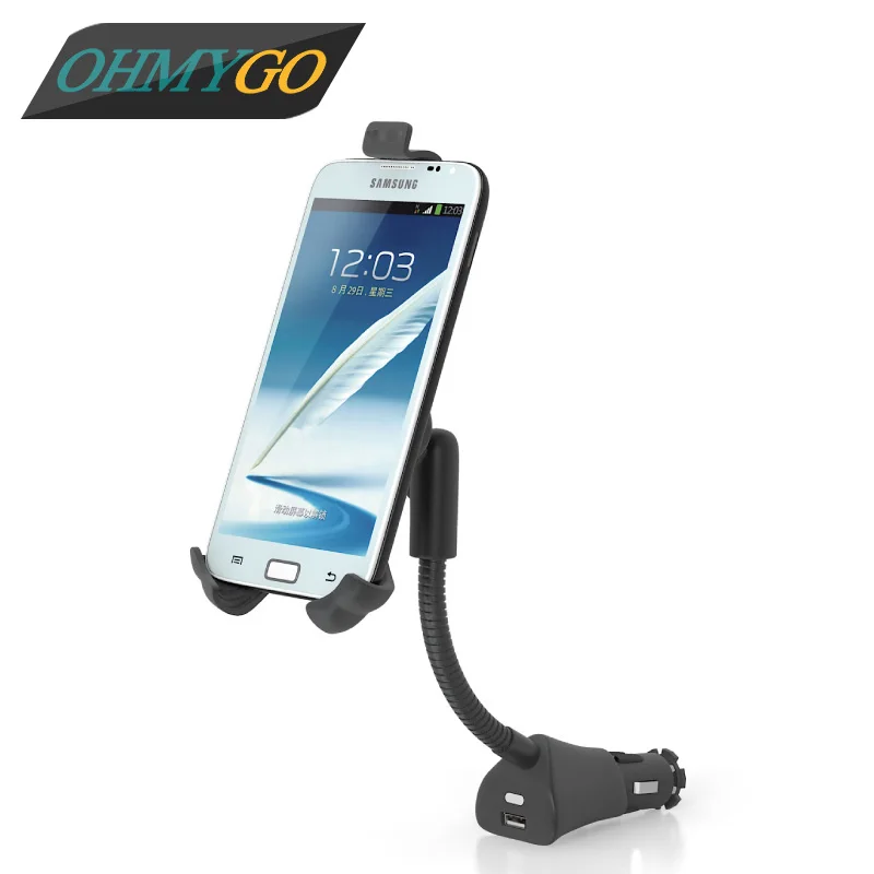 Universal Car Phone Charger Holder For Apple iPhone6 5S 5 GPS Samsung