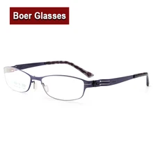 Новое поступление Сплав Металла Бизнес безвинтовое для женщин очки в роговой оправе рецепт на очки для зрения металла очки Rxable F212601
