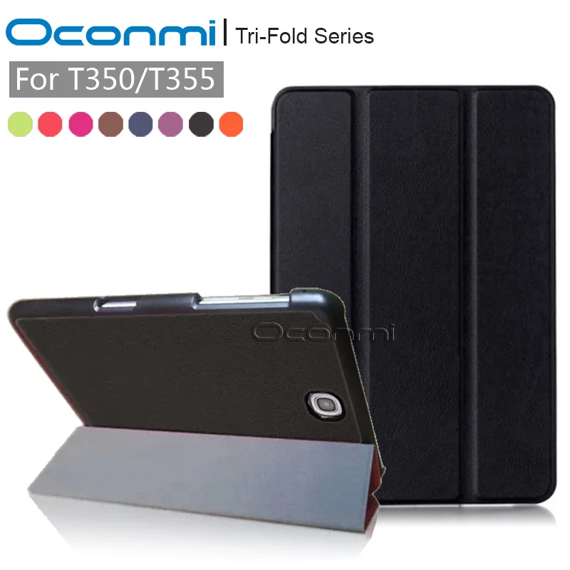 

Ultra Slim leather funda case for Samsung Galaxy Tab A 8.0 SM-T350 SM-T355 with magnetic Smart cover case for Samsung Tab A 8.0