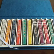 Высокое качество 12 шт./компл. китайской тушью stick традиционный Твердые чернила для каллиграфии Cao sugong цветных чернил 12 видов цветов чернил китайский краски