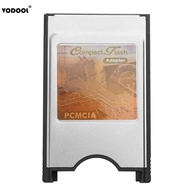 VODOOL высокое Скорость CF кард-ридер адаптер серебро Корпус внутренний PCMCIA Compact Flash 16Bit кард-ридер адаптер для портативных ПК