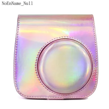 

Camera Case Bag Holographic Shining Laser Camera Shoulder Strap Bag Protector Cover Pouch for Fujifilm Instax Mini 8/8+/