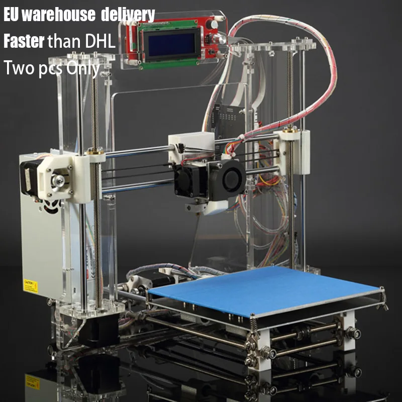 JGAURORA Z 605S высокая точность DIY рабочего 3d принтеры комплект Reprap Prusa I3 с ЖК дисплей