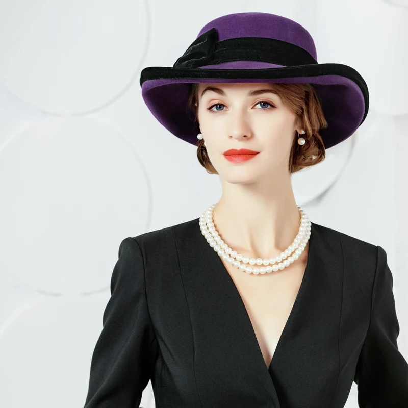 Women Adult Fedoras Hat Cappelli 