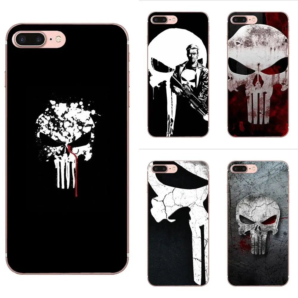 

The Punisher For Huawei Honor Mate 7 7A 8 9 10 20 V8 V9 V10 G Lite Play Mini Pro P Smart Print Phone Case