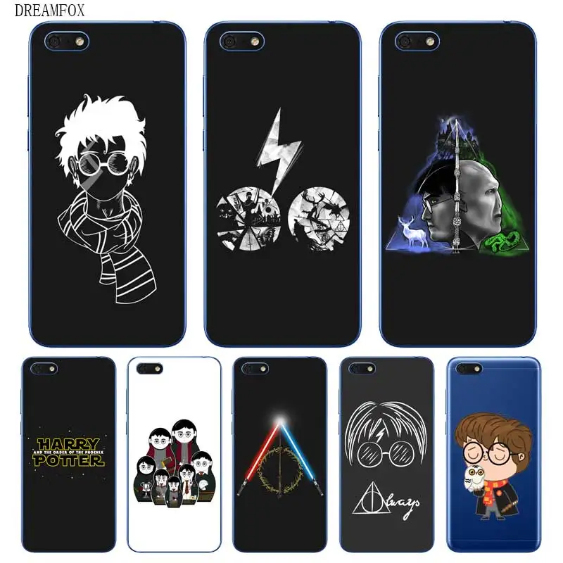 

N333 Harry Potter Cool Soft TPU Silicone Case Cover For Huawei Honor 8C 8X 9 10 20i V10 V20 Note10 Max Lite Magic2