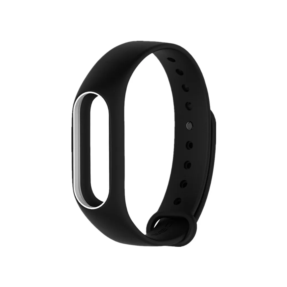Ремешок Mijobs для Mi Band 2 силиконовый браслет аксессуары смарт браслета mi band2 черный
