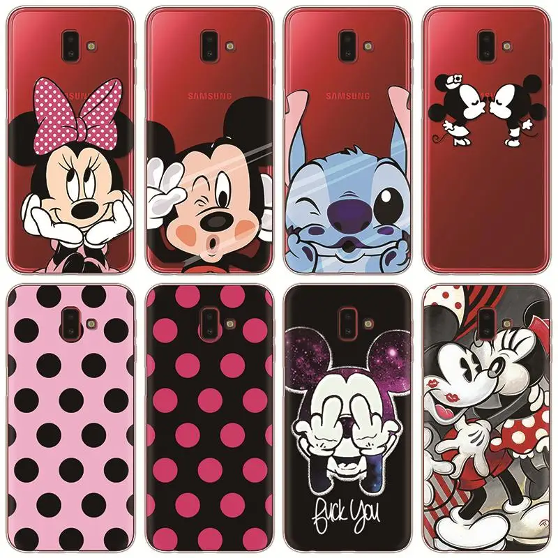 Cartoon Cute For Samsung Galaxy J6 2018 Case Cover Soft Silicon TPU Capa Case For Galaxy J6 Plus J6+ J6Plus J610F SM-J610F Thin