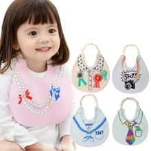 Новинка года милые детские нагрудники с принтом вытирания слюней младенцев Полотенца шарф для обеда с мультипликационным принтом для мальчиков и девочек, детские нагрудники, Слюнявчики, одежда для детей, забота о кормлении