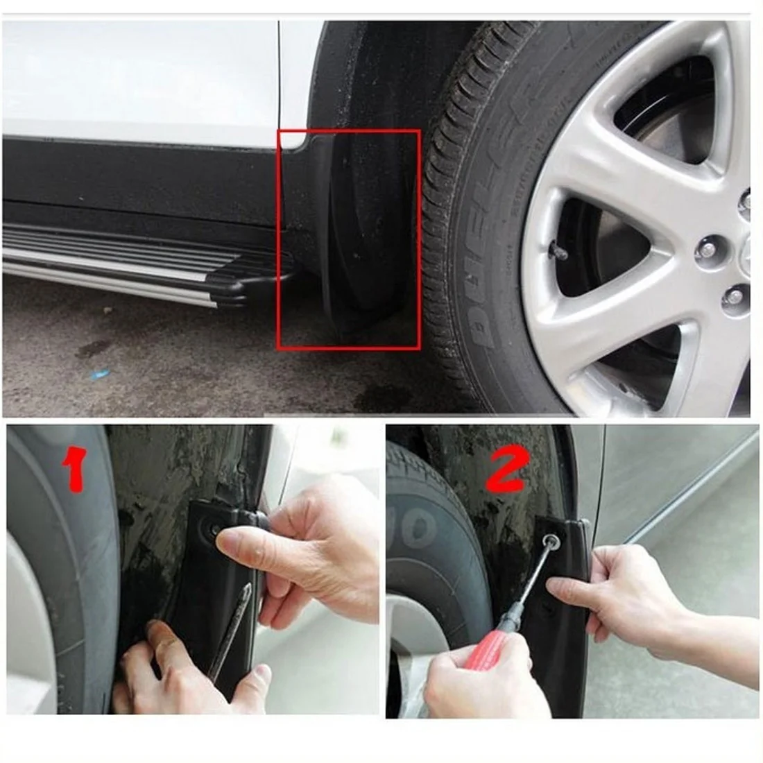 Автомобильные фонари для Ford Fiesta 03 16 Брызговики автостайлинг 4