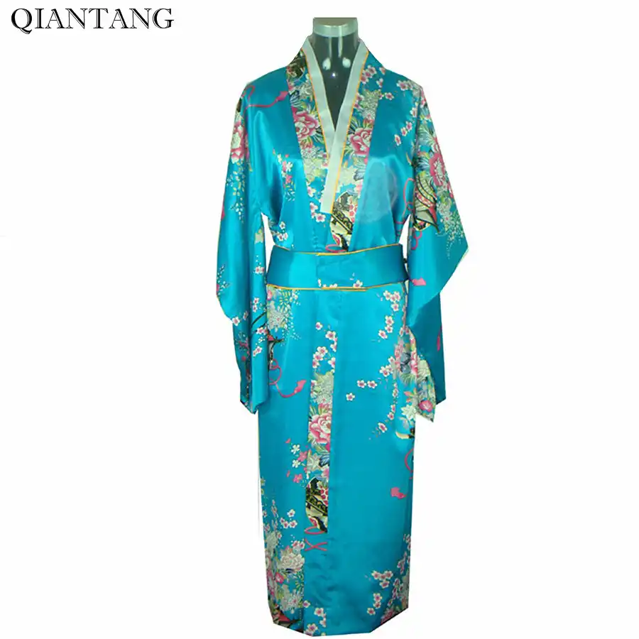 light blue kimono dress