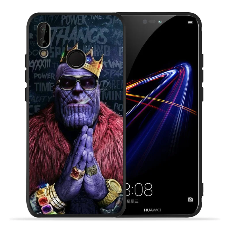 الفاخرة الأعجوبة المنتقمون Groot لهواوي P8 P10 P20 P30 زميله 10 20 الشرف 8 8X 8C 9 10 لايت زائد برو حالة غطاء كوكه Etui فوندا