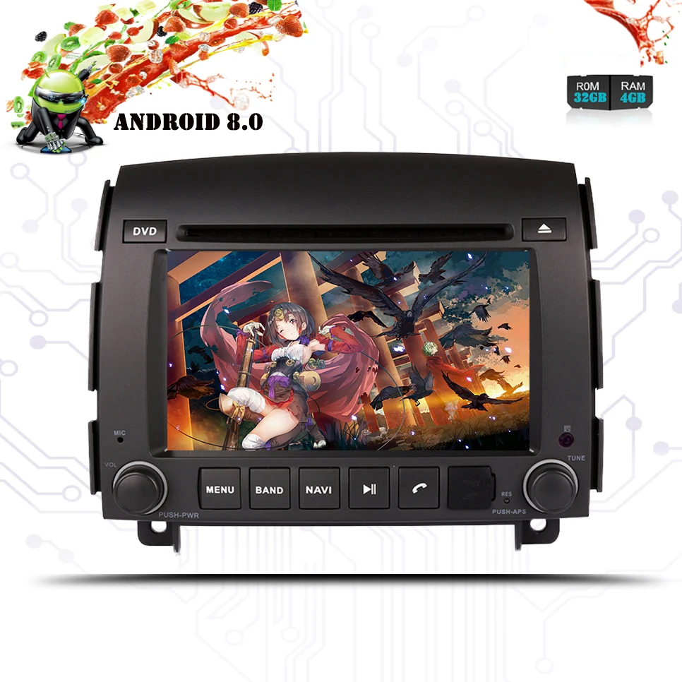 Flash Deal Android 8.0 Octa Core Car DVD Player GPS Navigation Auto Radio Stereo for HYUNDAI SONATA NF YU XIANG 2004-2008 Unit Video Audio 1