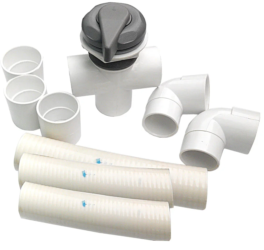 

Diverter Kit 3 3/4" Wide Valve Control Gray Hot Tub Spa 2"sl x 2"sl X 2"sl