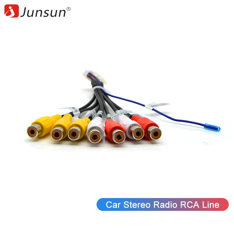 

Junsun Car Stereo Radio RCA Output Wire Aux-in Adapter Cable