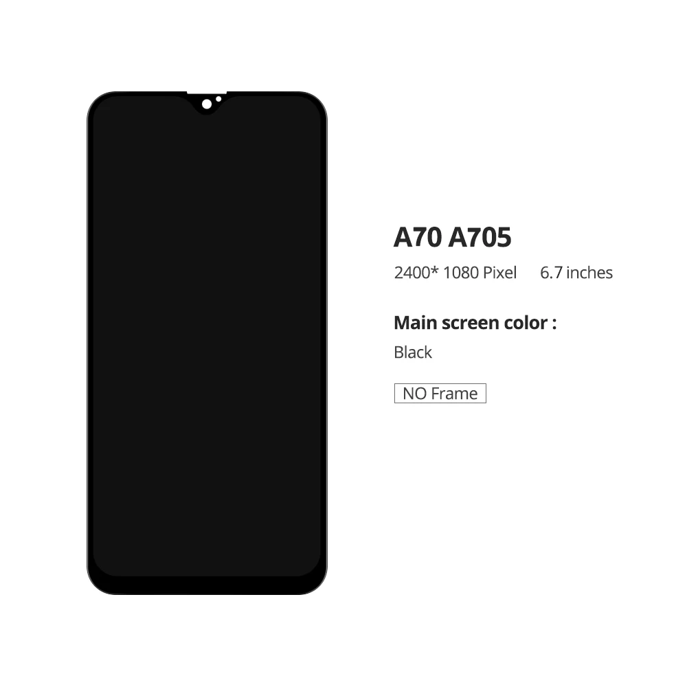 6 7 ''оригинальный экран для Samsung Galaxy A70 LCD сенсорный дигитайзер Сенсорное стекло