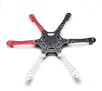 

F550 Hexa-Rotor Air Frame FlameWheel Kit 550mm 500 For KK MK MWC MultiCopter Hexacopter UFO Heli