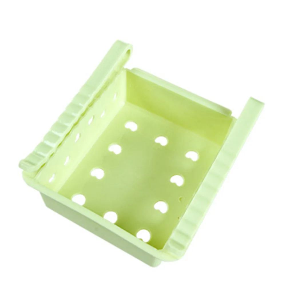 

2018 Kitchen Storage Slide Refrigerator Space Saver Organizer Freezer Storage Box Shelf Holder Drawer