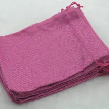 100 шт 12,5x17 см Роза конопли/мешки из мешковины, ювелирные сумки, свадебные сувениры, упаковка ювелирных изделий, подарочные пакеты-HB121704