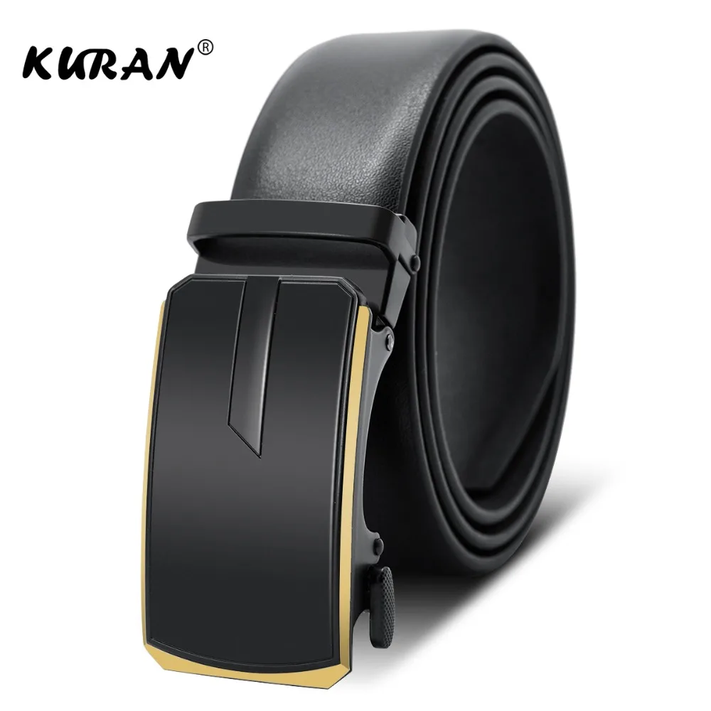 KURAN Belt Male Genuine Leather Strap Belts For Men Top Quality
