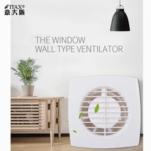 Вентиляционный вентилятор для ванной, кухни, сменный вытяжной вентилятор, 6 дюймов, бесшумное окно ITAS9925A