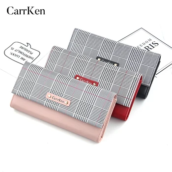 

CarrKen PU Leather Women's Wallet Female wallet card Holder purse for women portefeuille cartera mujer femme carteira feminina