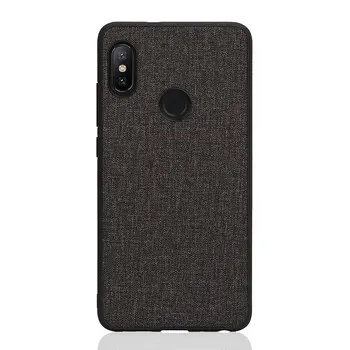 

30pcs/lot Business Canvas Hard PC Vintage Denim Jeans Case For Xiaomi Redmi 6 6A 6 Pro A2 Lite Redmi Note 6 Pro Note 5 Pro