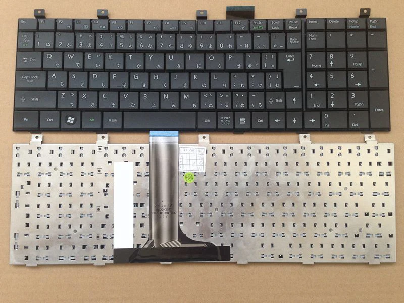 New notebook laptop keyboard for MSI 1600 1656 CR6000 VX600 CX500 JP
