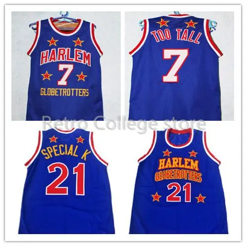 

Kevin Daley 7 TOO TALL #41 Sweet Lou Dunbar HARLEM GLOBETROTTERS Basketball Jersey Embroidery Stitched Customize any name number