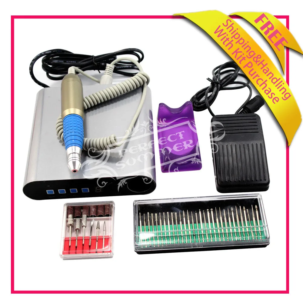 

30000RPM Electric Nail Art Drill Kits Manicure Machine Pedicure Tools 110V~240V