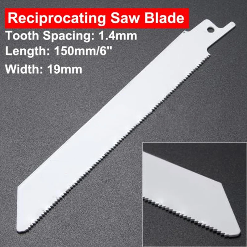 

For Bosch For Dewalt Makita 1/2" Shank Carbon Steel Reciprocating Saw Blade accessories new S922EF
