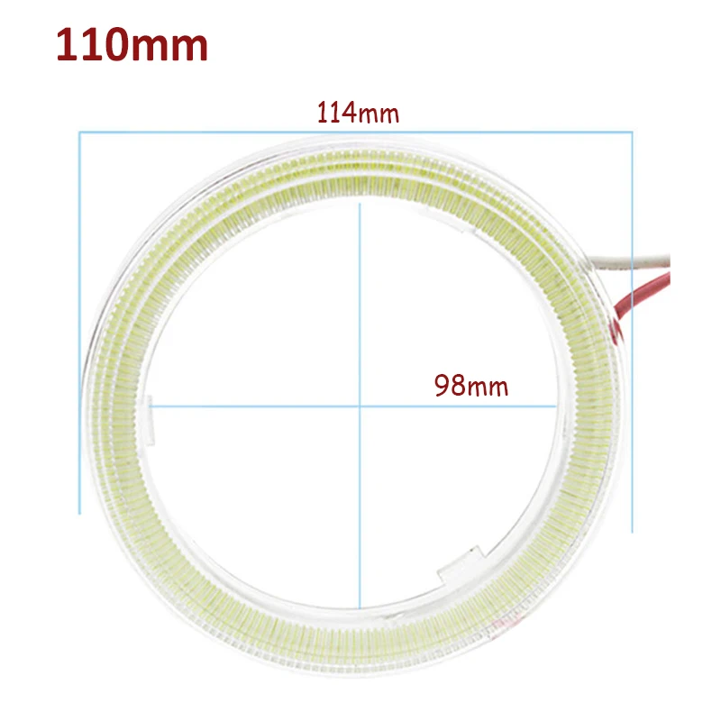 Atreus Автомобильный светодиодный Ангельские глазки для toyota, Opel Honda civic Ford focus 2 Lada аксессуары 60-120 мм авто Halo Кольцо со светильниками 12V