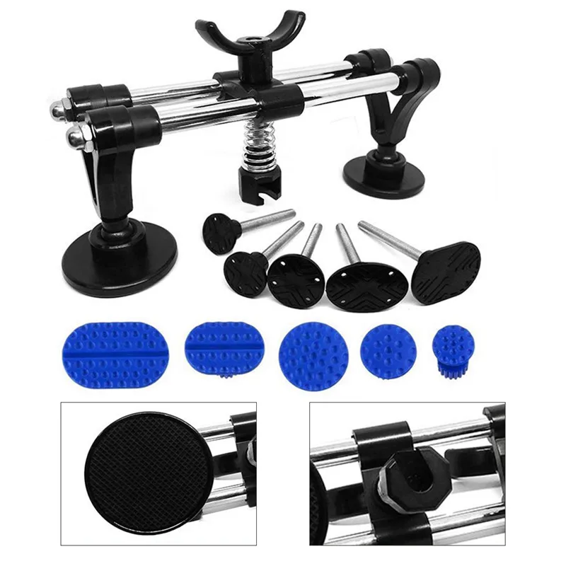 

Durable Dent Removal Lifter Repair Car Body Paintless Portable Convenient PDR Tool Puller +10 Tabs Hail Removal Tool#290668