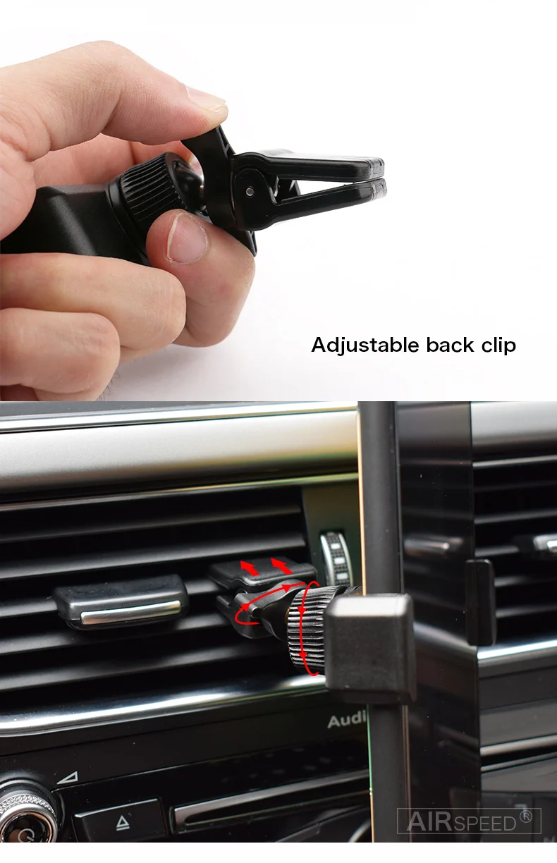 Car Phone Holder Air Vent Phone Mount Universal for BMW Accessories E46 E90 E60 E39 F30 E36 F10 E92 G30 E30 F20 E87 E34 (5)