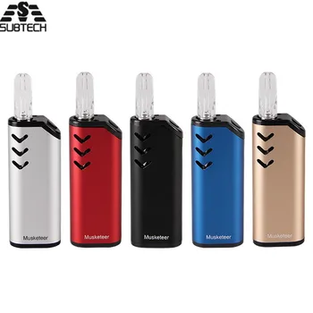 

Original ECT Musketeer-G5 vape kit 650mah preheat battery 0.5ml capacity 510 thread mini Hookah vaporizer cbd oil E Cigarette