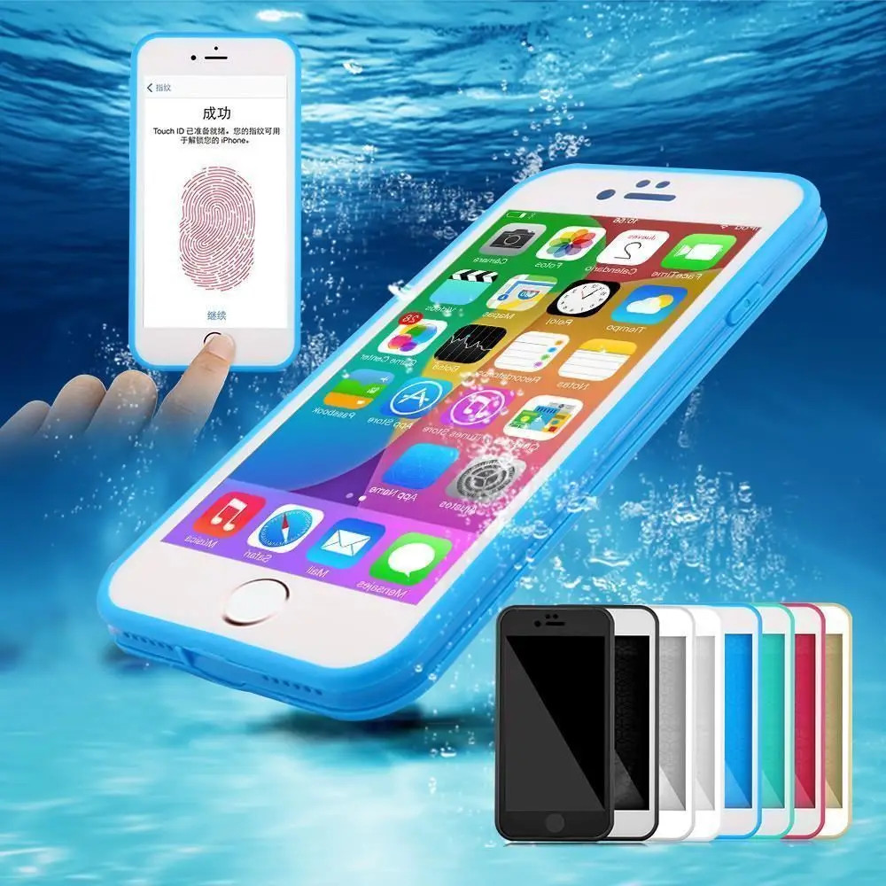 

Waterproof Shockproof Hybrid Rubber TPU Case Cover For iPhone 10 X 8 7 Plus 6s 5