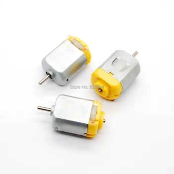 

HOT SALE!! 10pcs Wholesale!! 20pcs 15 * 20 MM 17g DC Motor Standard 130 motor with varistor toy motor Free shipping