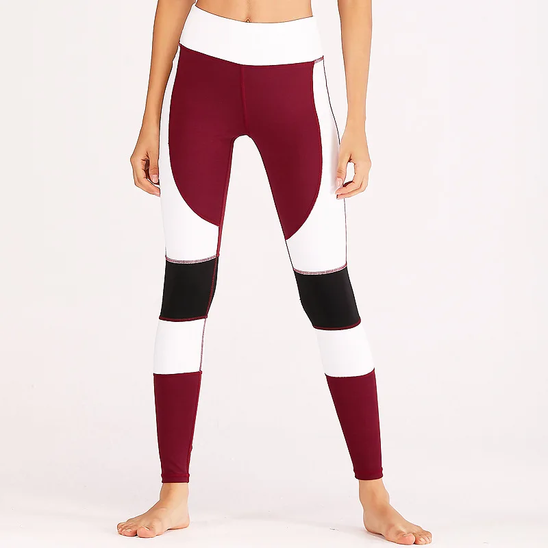 

2019 OVESPORT Casual Patchwork Fitness Slim Push Up High Waist Women Leggings Polyester Ankle Length Knitted Women Leggings