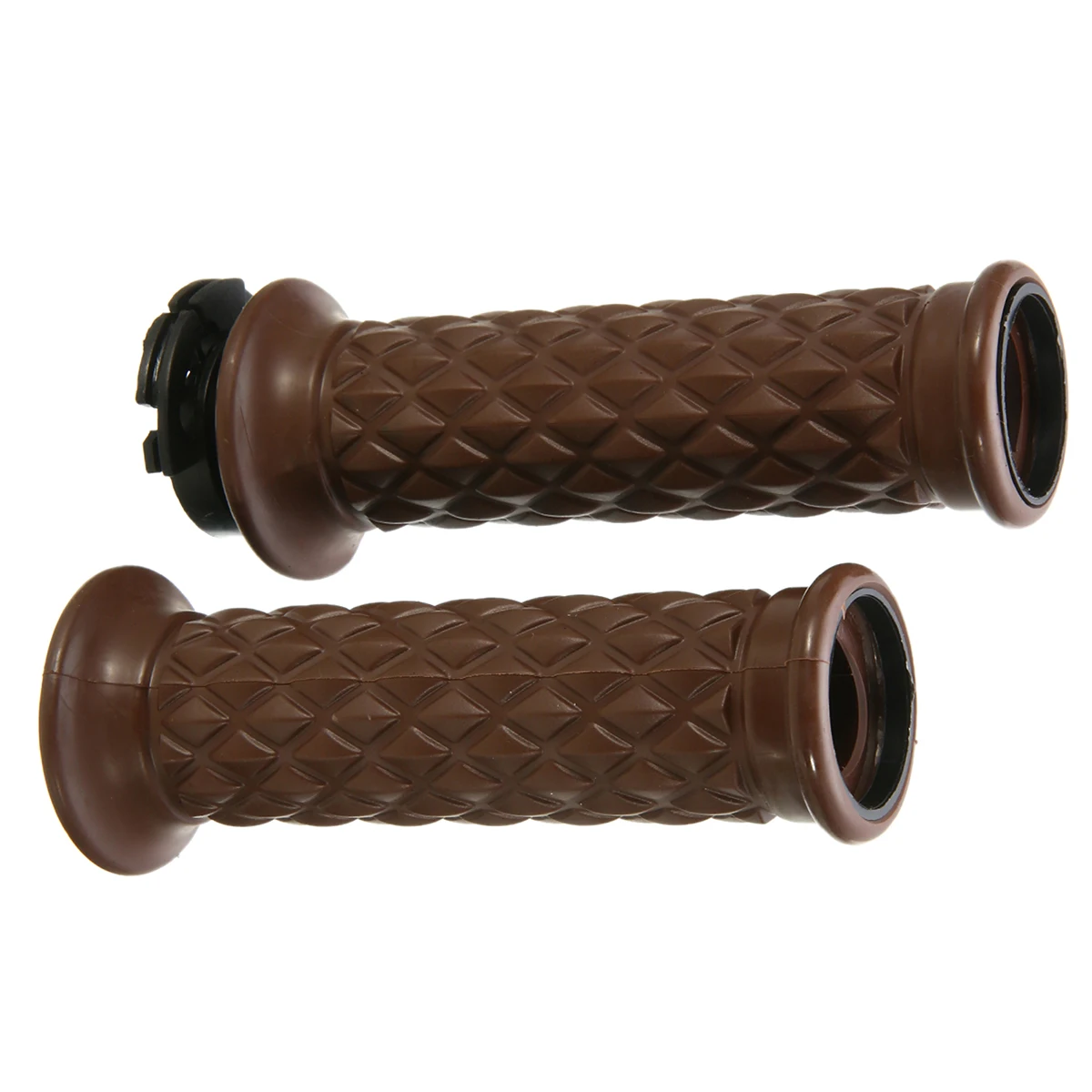 

1Pair 7/8 Inch Vintage Motorcycle Cool Brown Handlebar Hand Grip for Cafe Racer Bobber Clubman Custom Motorcycle Styling