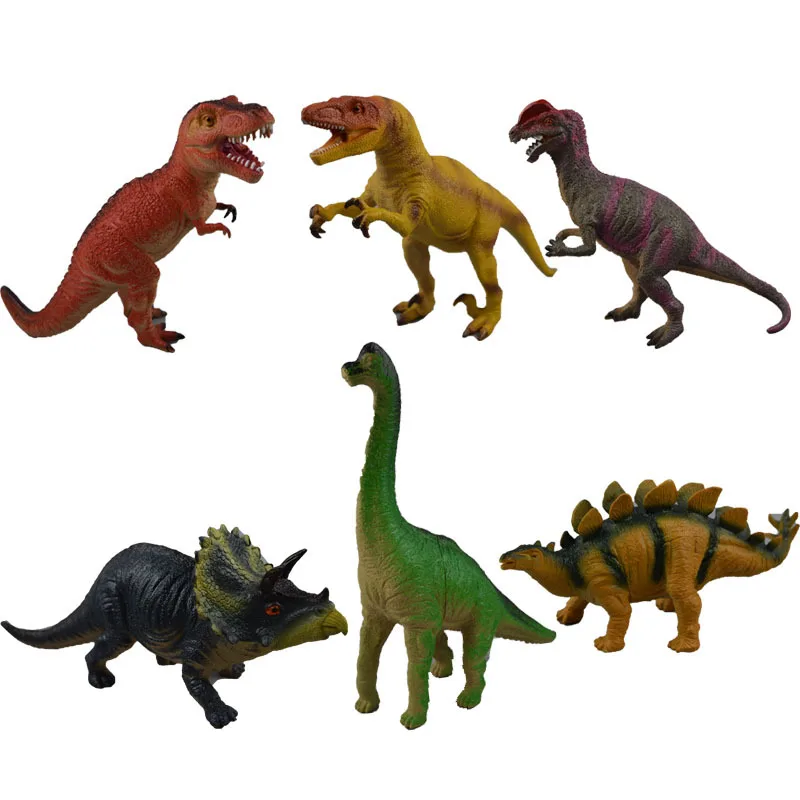 large plastic dinosaurs