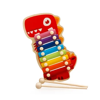 

Rainbow Aniaml Wooden Xylophone Instruments Baby Musical Toys Education Interactive Puzzle Toys For Children Dinosaur Caterpilla